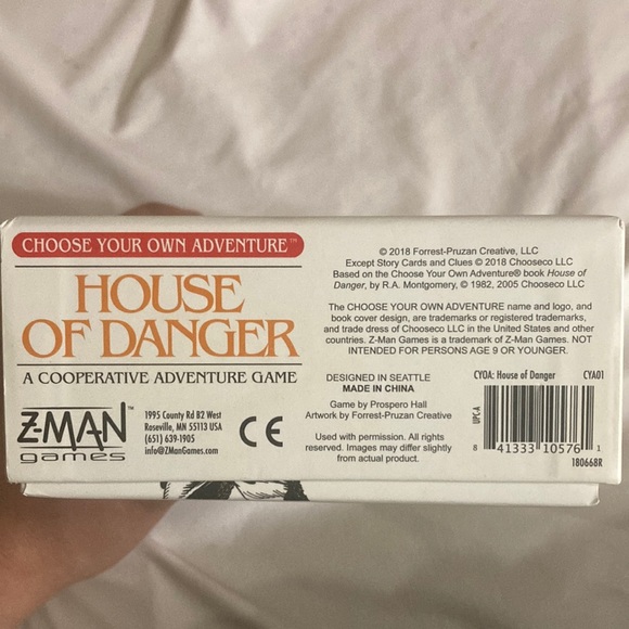 House Of Danger Choose Your Own Adventure Board Game - Picture 5 of 6